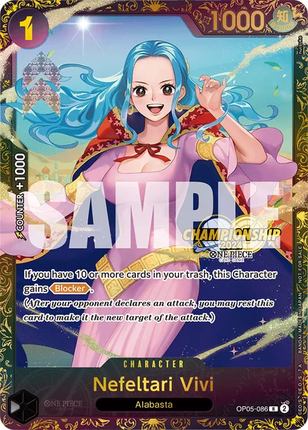 Nefeltari Vivi, One Piece card OP05-086 — AWAKENING OF THE NEW ERA set