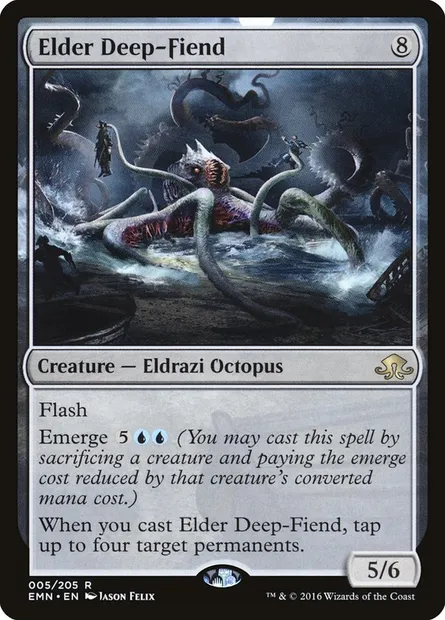 Elder Deep-Fiend, Magic card EMN 5 — Eldritch Moon set