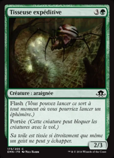 Tisseuse expéditive, carte Magic EMN 173 — extension La lune hermétique