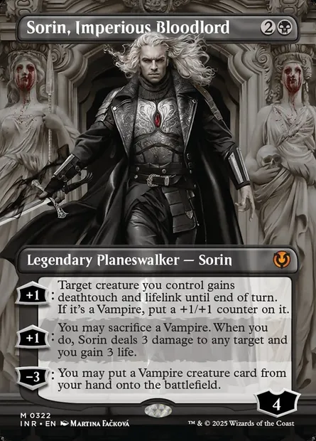 Sorin, Imperious Bloodlord, Magic card INR 322 — Innistrad Remastered set