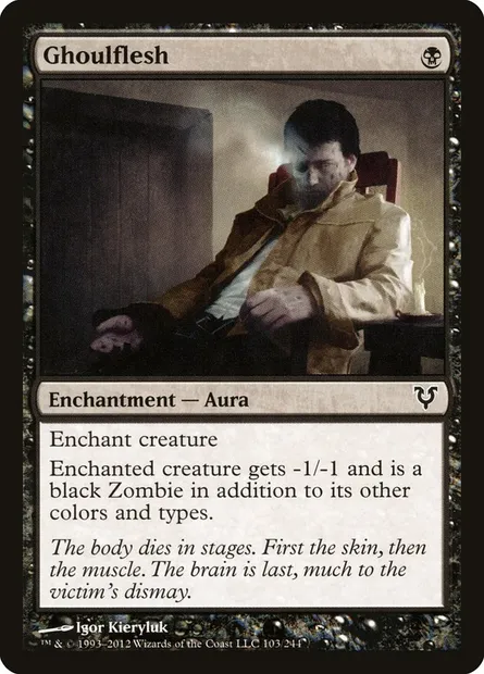 Ghoulflesh, Magic card AVR 103 — Avacyn Restored set