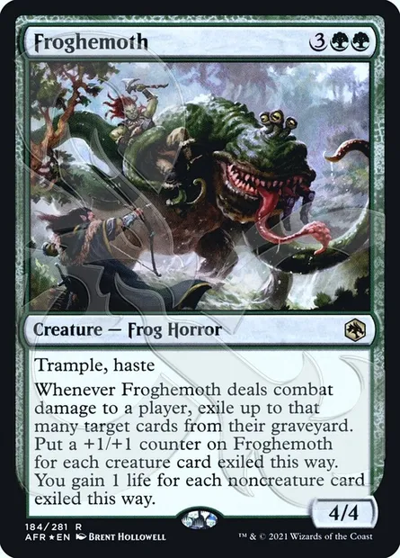 Froghemoth, Magic card PAFR 184a — Adventures in the Forgotten Realms Promos set