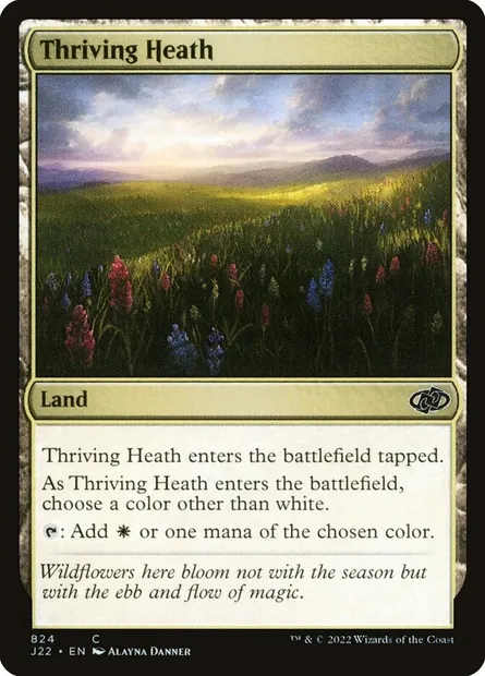 Thriving Heath, Magic card J22 824 — Jumpstart 2022 set