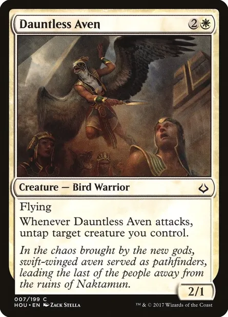 Dauntless Aven, Magic card HOU 7 — Hour of Devastation set