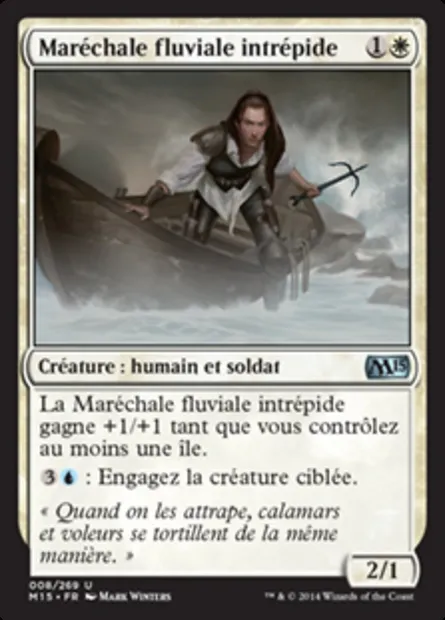 Maréchale fluviale intrépide, carte Magic M15 8 — extension Magic 2015