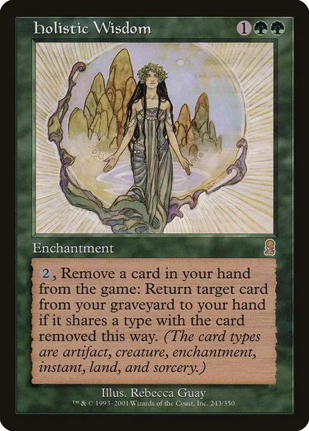 Sagesse holistique, carte Magic ODY 243 — extension Odyssée