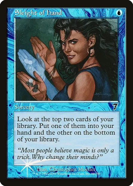 Passe-passe, carte Magic 7ED 98★ — extension Septième Edition