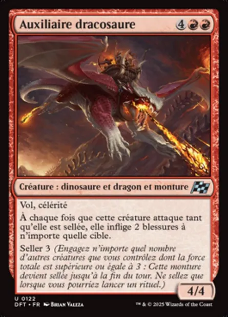 Auxiliaire dracosaure, carte Magic DFT 122 — extension Aetherdrift