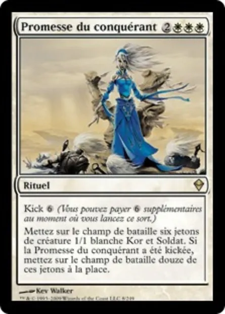 Promesse du conquérant, carte Magic ZEN 8 — extension Zendikar