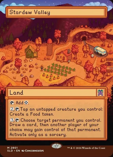 Stardew Valley, Magic card SLD 2801 — Secret Lair Drop set