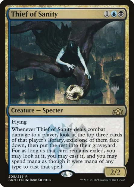 Thief of Sanity, Magic card PGRN 205p — Guilds of Ravnica Promos set