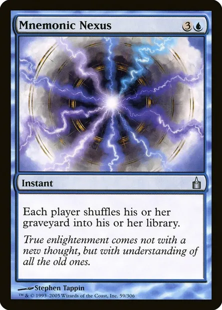 Nexus mnésique, carte Magic RAV 59 — extension Ravnica: La Cité des Guildes