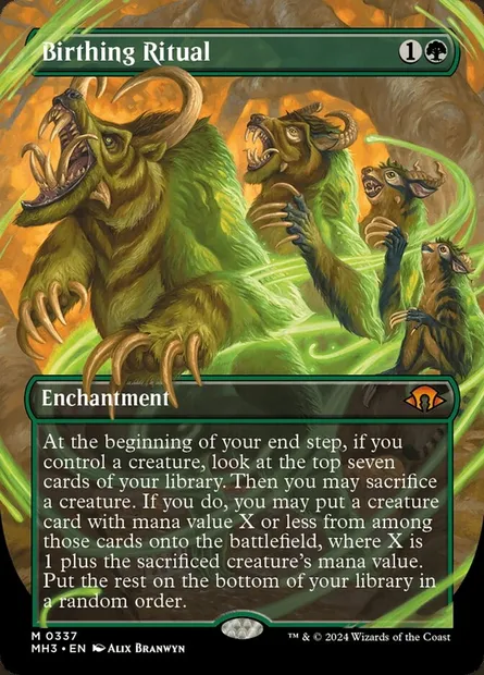Birthing Ritual, Magic card MH3 337 — Modern Horizons 3 set