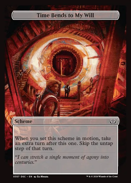 Time Bends to My Will, Magic card DSC 357 — Duskmourn: House of Horror Commander set