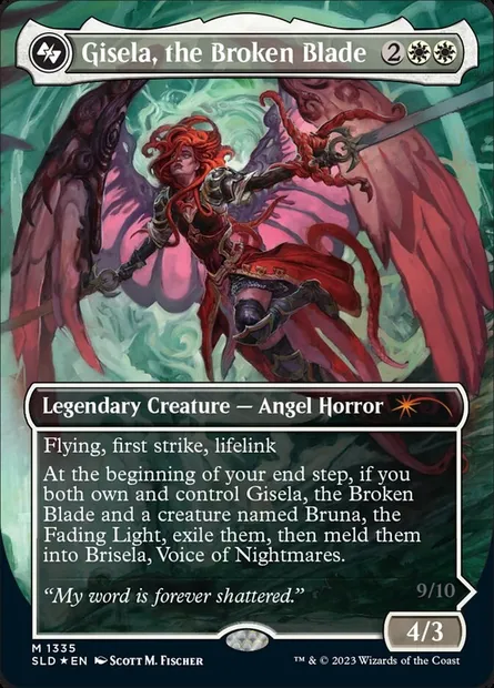 Gisela, la lame brisée, carte Magic SLD 1335 — extension Secret Lair Drop