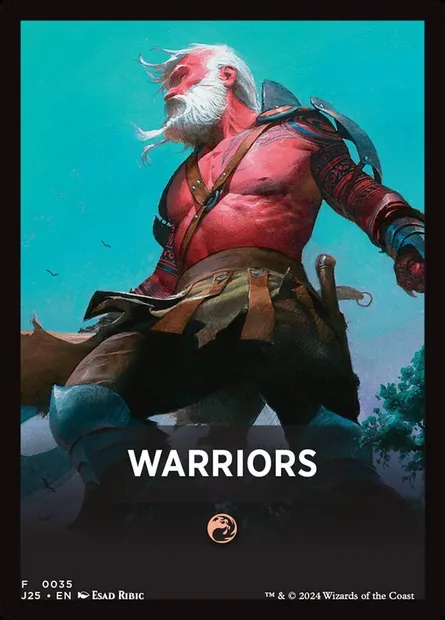 Warriors, Magic card FJ25 35 — Foundations Jumpstart Front Cards set