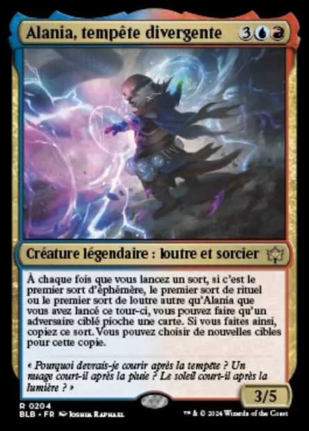 Alania, tempête divergente, carte Magic BLB 204 — extension Bloomburrow