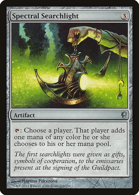 Projecteur spectral, carte Magic CNS 205 — extension Conspiration