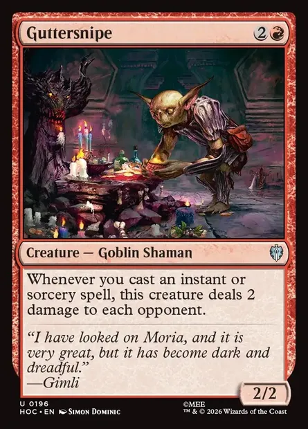 Guttersnipe, Magic card HOC 196 — The Hobbit Eternal set