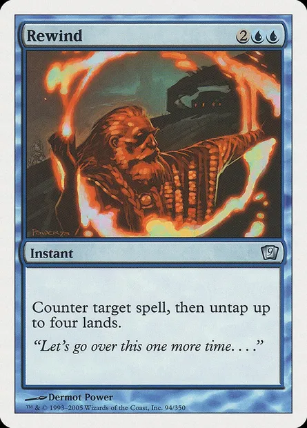 Rewind, Magic card 9ED 94 — Ninth Edition set