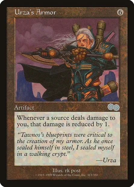 Urza's Armor, Magic card USG 313 — Urza's Saga set