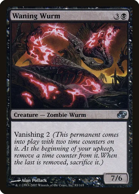 Waning Wurm, Magic card PLC 83 — Planar Chaos set