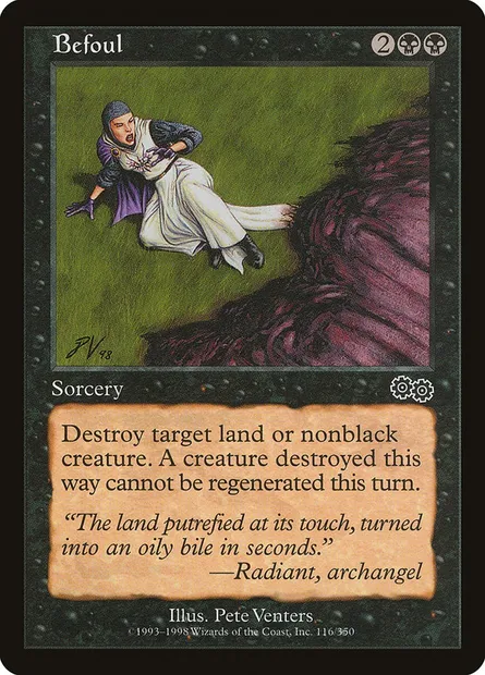 Crasse, carte Magic USG 116 — extension Epopée d'Urza