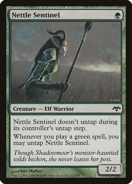 Nettle Sentinel, Magic card EVE 71 — Eventide set