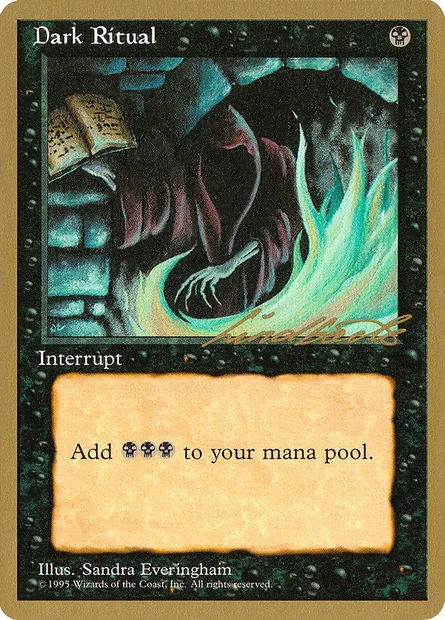 Dark Ritual, Magic card PTC ll129 — Pro Tour Collector Set set