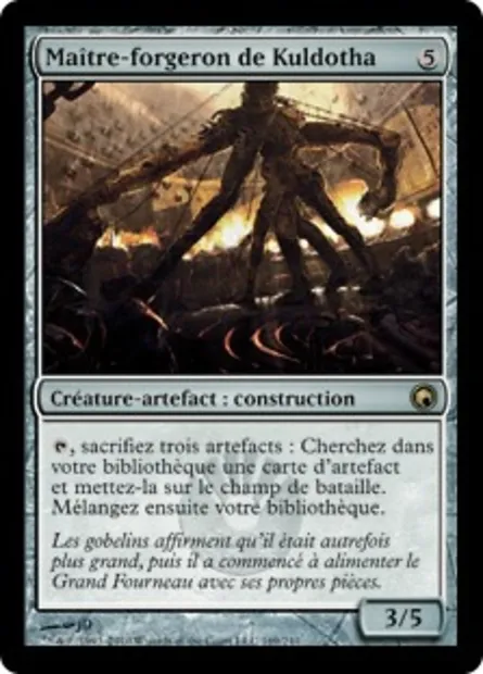 Maître-forgeron de Kuldotha, carte Magic SOM 169 — extension Cicatrices de Mirrodin