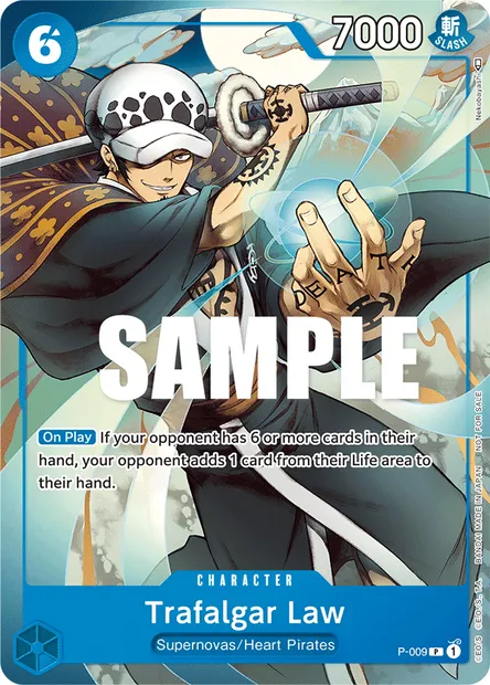Trafalgar Law, One Piece card P-009 — Promotion card set