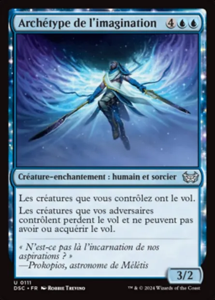 Archétype de l'imagination, carte Magic DSC 111 — extension Duskmourn: House of Horror Commander