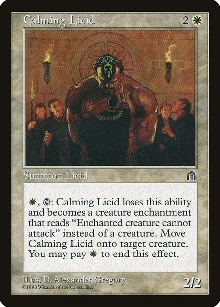 Calming Licid, Magic card STH 2 — Stronghold set