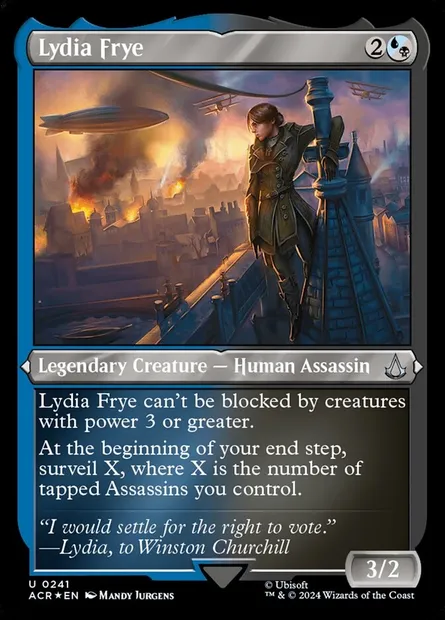 Lydia Frye, Magic card ACR 241 — Assassin's Creed set
