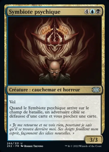 Symbiote psychique, carte Magic 2X2 266 — extension Double Masters 2022