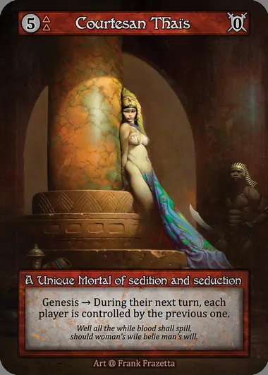 Courtesan Thaïs, Sorcery card ALP 046 — Alpha set