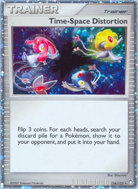 Altération espace-temps, carte Pokémon MT 124 — extension Trésors Mystérieux