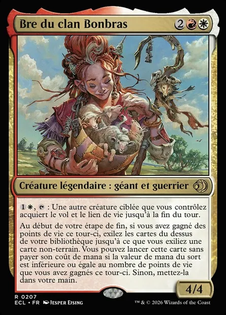 Bre du clan Bonbras, carte Magic ECL 207 — extension Lorwyn Eclipsed
