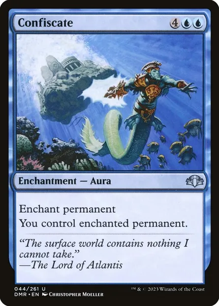 Confiscate, Magic card DMR 44 — Dominaria Remastered set