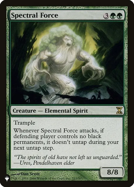 Spectral Force, Magic card PLST TSP-217 — The List set