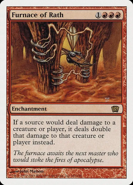 Furnace of Rath, Magic card 8ED 187 — Eighth Edition set
