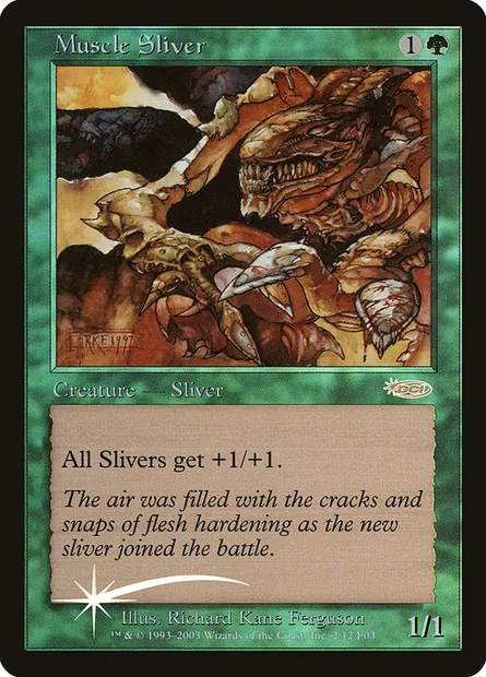 Muscle Sliver, Magic card F03 2 — Friday Night Magic 2003 set