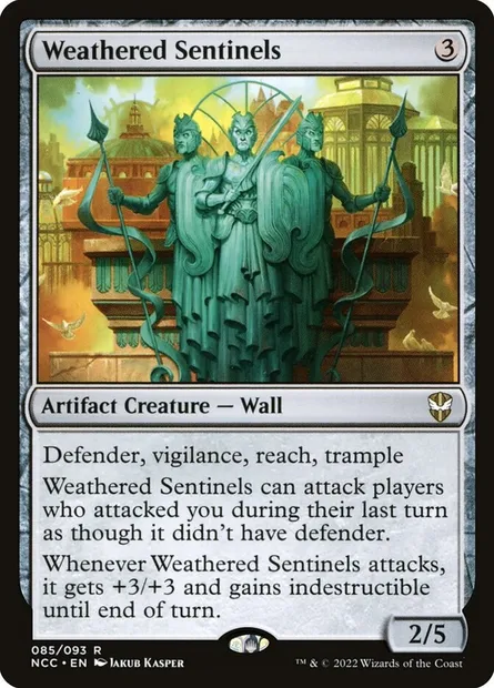 Weathered Sentinels, Magic card NCC 85 — New Capenna Commander set