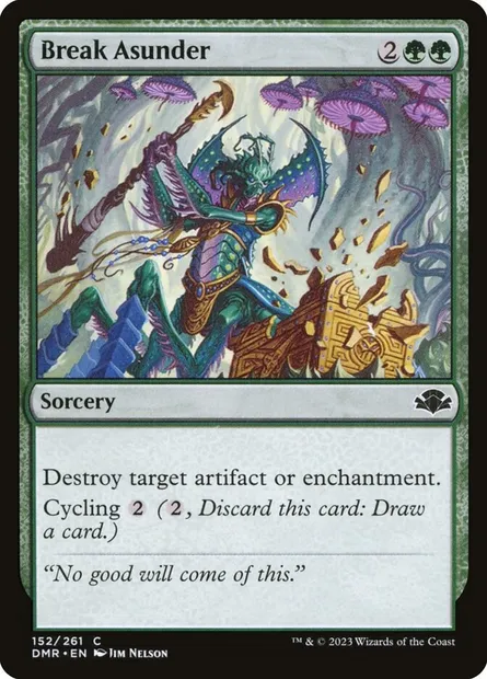 Break Asunder, Magic card DMR 152 — Dominaria Remastered set