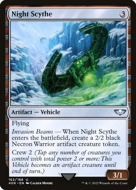 Night Scythe, Magic card 40K 162 — Warhammer 40,000 Commander set
