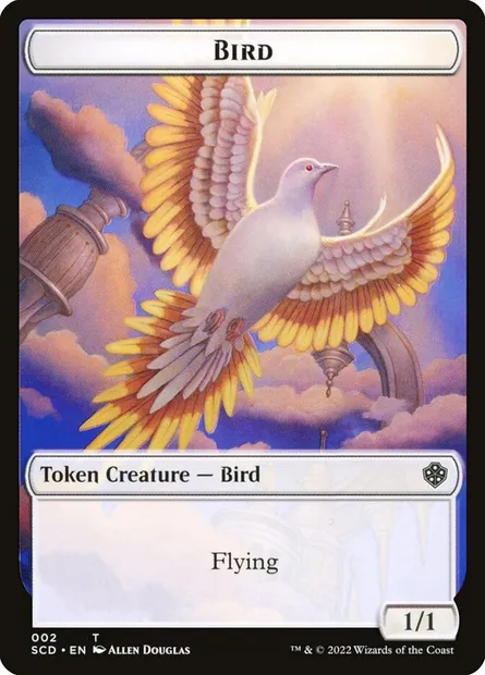 Bird, Magic card TSCD 2 — Starter Commander Deck Tokens set
