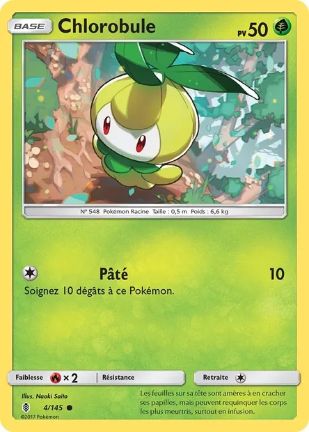 Chlorobule, carte Pokémon GRI 4 — extension Gardiens Ascendants
