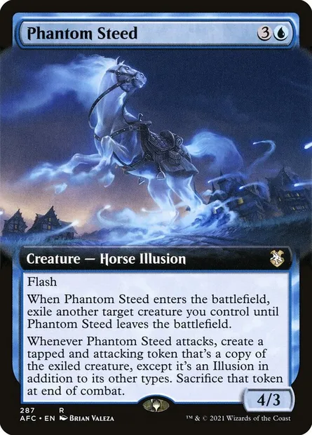 Phantom Steed, Magic card AFC 287 — Forgotten Realms Commander set