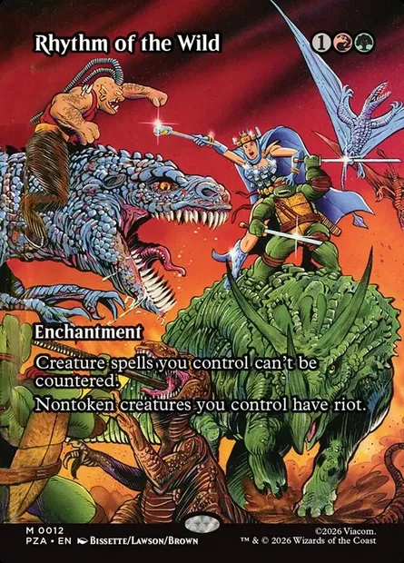 Rhythm of the Wild, Magic card PZA 12 — Teenage Mutant Ninja Turtles Source Material set