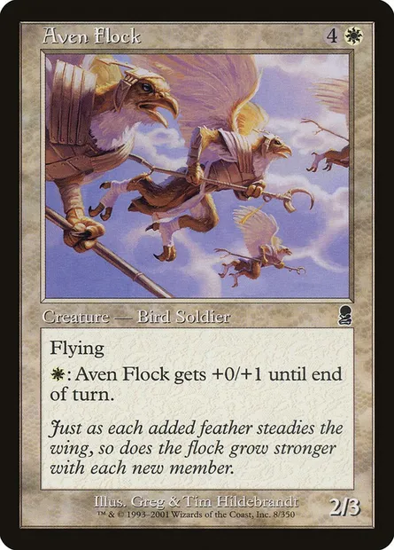 Aven Flock, Magic card ODY 8 — Odyssey set